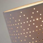 Bordlampe Taave, grå/svart, tekstil, metall, 27 cm, E14