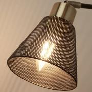 Vegglampe Sepanta, svart/messing, metall, høyde 21 cm, E14