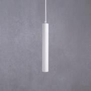 LED-hengelampe Slim, hvit, aluminium, 2700 K
