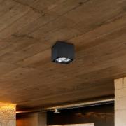 Tecto taklampe, downlight, 1 lyskilde, aluminium, svart