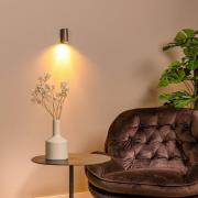 Veggspot Dupla, rustfarget, høyde 9 cm, metall