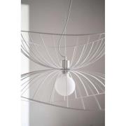 Globen Lighting pendellampe RAY, hvit, Ø 70 cm