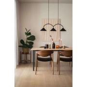 Globen Lighting hengelampe CURVE 3, beige, 3 lyskilder, 95 cm