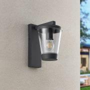 Utendørs vegglampe CAVADO, antrasitt, høyde 28 cm, IP44