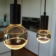 Segula hengende lampe Alix Wave, E27, opphengssystem 100 cm