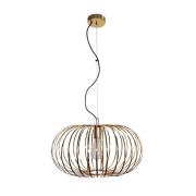 Hengelampe Globe, Ø 51 cm, gullfarget, 1 lyskilde, E27