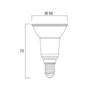 LED-pære RETRO, PAR16, E14, 3,6 W, 830, 345 lm, 36°