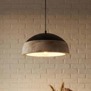 Lucande Leivar hengelampe, Ø 35 cm, tre/svart, E27