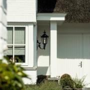 Utendørs vegglampe Diana, grønn