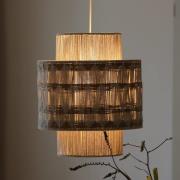 Ano hengelampe, Ø 45 cm, tekstil, beige/brun