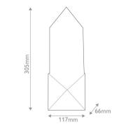 LED-vegglampe CAESAR, gammel messing, høyde 31 cm Metall/alabaster