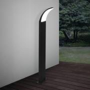 LED-gatelampe Fiumicino i buet form