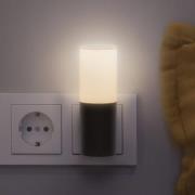 OSRAM LED-stikkontakt-nattlampe LUNETTA FLARE svart Sensor