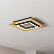 LED-taklampe Tirrenara, fjernkontroll, 37x37cm