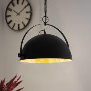 Hengelampe Covaleda av stål, svart/gull