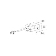 WEVER & DUCRÉ LED-driver 350 mA 6 W, 8,6–18 V, ikke dimbar