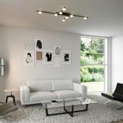 WEVER & DUCRÉ LED-taklampe Perlez Grid 1.0 svart 927