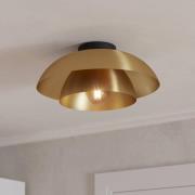 Taklampe Cenciara, børstet messing