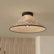 Oxpark taklampe, Ø 42 cm, grønn/hvit/svart, stoff