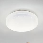 LED-taklampe Frania-S med krystalleffekt Ø28 cm