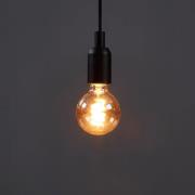 LED-globepære E27 4W ravfarget Ø 8 cm