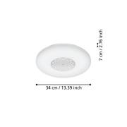 EGLO connect Capasso-Z LED-taklampe CCT