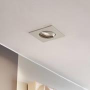 PRIOS innfellingslampe Fibur, beige, 9 cm, GU10, 10 stk.