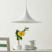 Gubi hengelampe Semi, Ø 47 cm, hvit