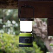 LED-batteridrevet utelampe 850944 svart/grønn Høyde 19 cm Plast