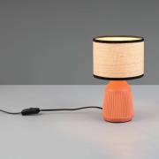 Bordlampe Formentera, terrakotta/beige, 27 cm Keramikk/papir