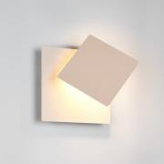 LED-vegglampe Mio, beige, bredde 18 cm, metall