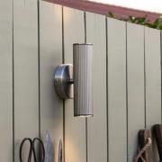 Globen Lighting vegglampe Hubble, stål, høyde 21 cm, IP44