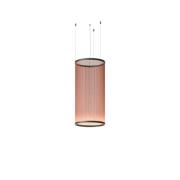 Vibia LED-hengelampe ARRAY rødbrun 113x55 sylinder 927 dimbar