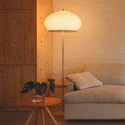 Vibia LED-gulvlampe KNIT, 195 x 65 cm, beige tekstil/metall