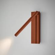 Bover LED-vegglampe Arid A/03 terrakotta, aluminium, 2700 K