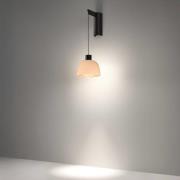 Bover LED-vegglampe Drep A/01, opal-nude, glass, 2700 K