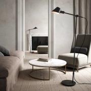 Gulvlampe Stay up + down, svart