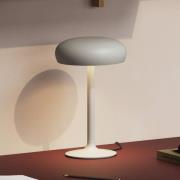 PLEASE WAIT to be SEATED LED-bordlampe Emendo, grå, dimbar