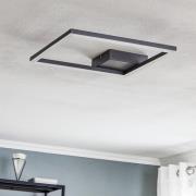 Bard LED-taklampe, 42x42 cm, antrasitt