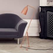 Gubi Gräshoppa trebens gulvlampe, vintage-rød