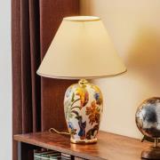 Bordlampe Damasco med 24 karat gull, Ø 30 cm