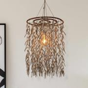 Kokos pendellampe av ekte kokosnøtt, 55 cm