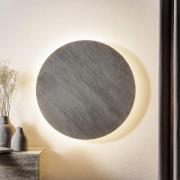 Escale Blade LED-vegglampe, betongutseende Ø 59 cm