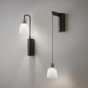 Bover LED-vegglampe Drip A/01, frostet glass, 2700 K