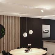 Paulmann URail LED-pendel Alejandro, signalhvit, 4000K, dimbar.