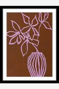 Fine Art Board / Lilac umber / Svart ramme