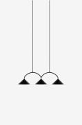 Globen LightingPendel Curve 3SvartTakpendlerFra Homeroom