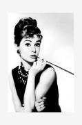 MalerifabrikkenPoster Audrey Hepburn 3SvartPostereFra Homeroom