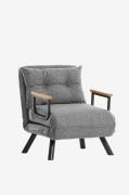Hanah HomeSovesofa 1-seter - SandoGråSovesofaerFra Homeroom