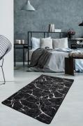 Conceptum HypnoseTeppe Marble darkSvartGlattvevde tepperFra Homeroom